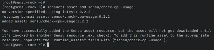 create asset