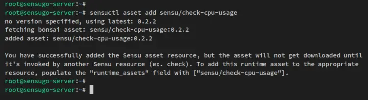 asset check cpu