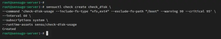 create check disk