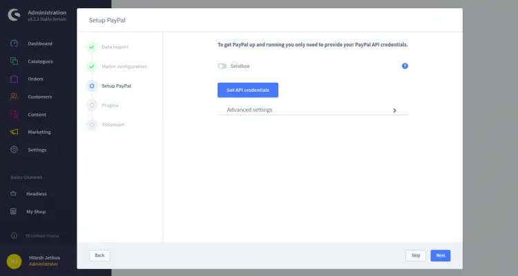 Paypal Sandbox mode