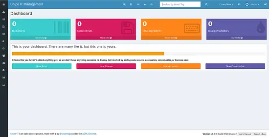 Snipe-IT Dashboard