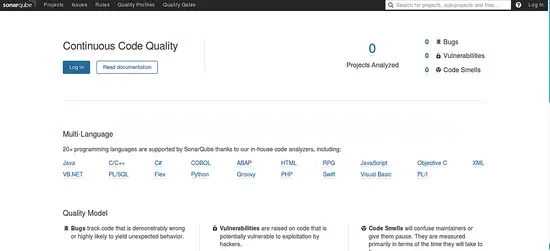 SonarQube Dashboard