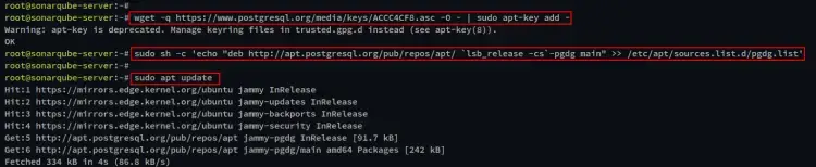 add postgresql repository