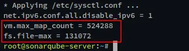 apply sysctl