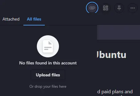 Standard Notes Attachment Icon