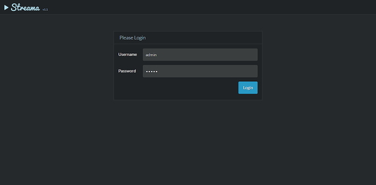 Login to Streama