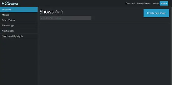 Add TV show