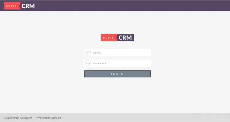 SuiteCRM Login