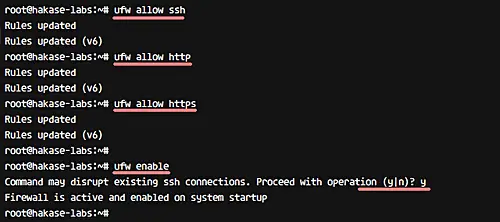 Configure UFW Firewall