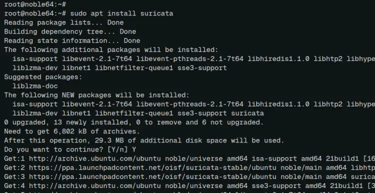 update install