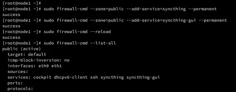 setup firewalld