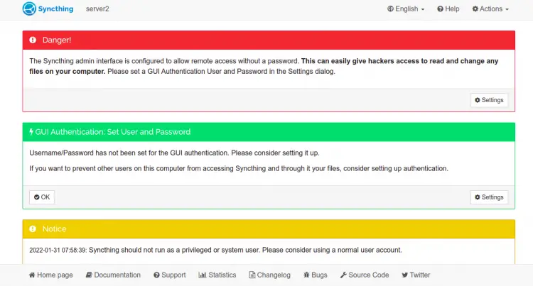 Set GUI auth user