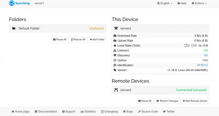 Server 2 devices
