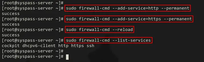 setup firewalld