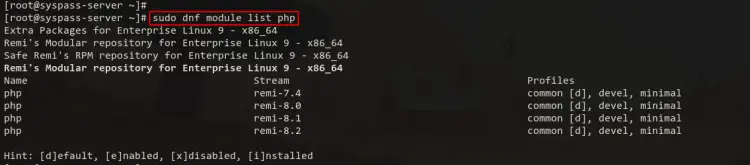 list php repo