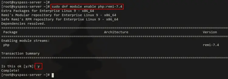 enable remi repo