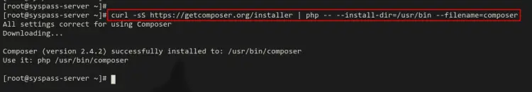 install composer