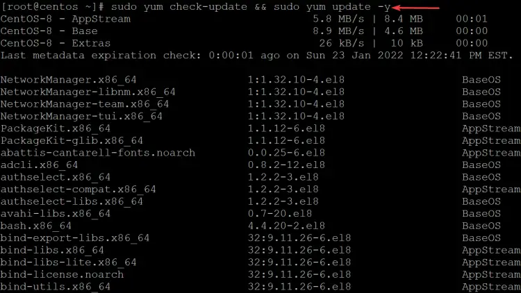 updating your system