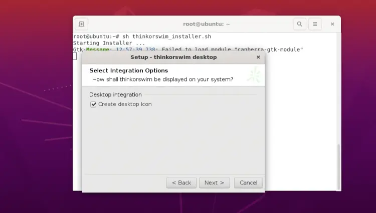 Add desktop icon