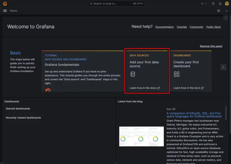 Grafana Dashboard