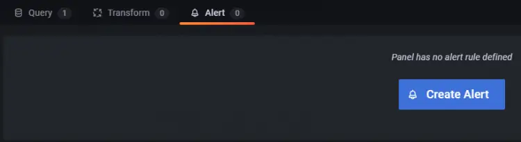 Grafana Create Alert