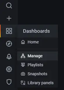 Grafana Manage Dashboards