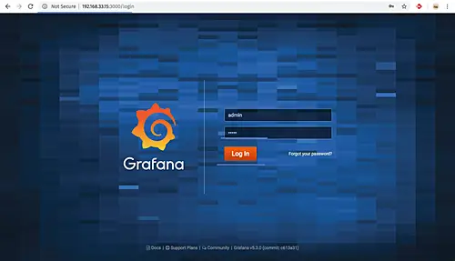 Login to Grafana