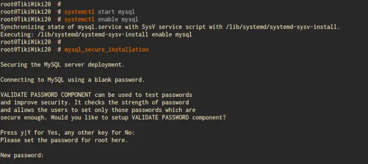 Setup MySQL Root Password using mysql_secure_installation utility