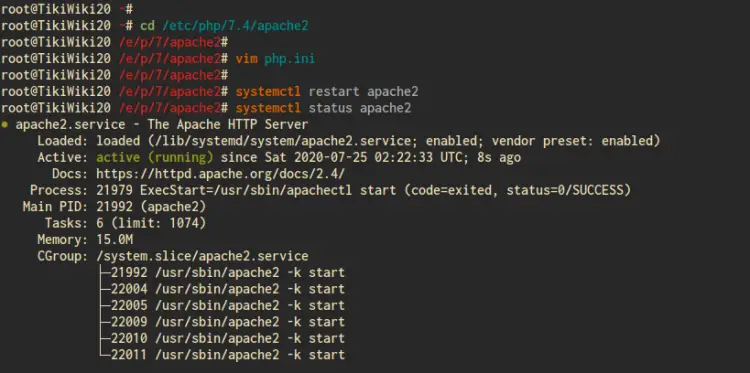 Configure PHP 7.4 on Ubuntu 20.04