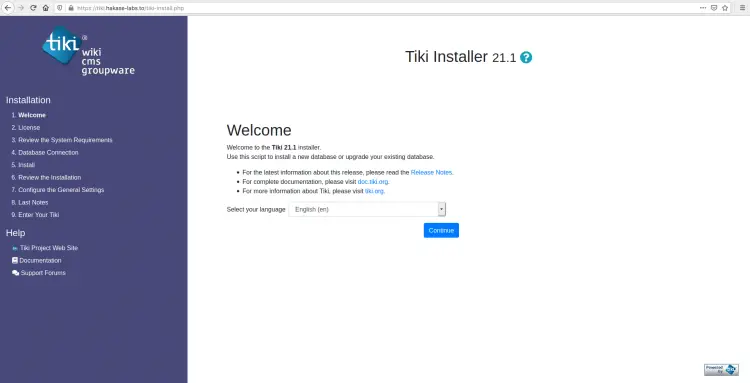 TikiWiki Installer