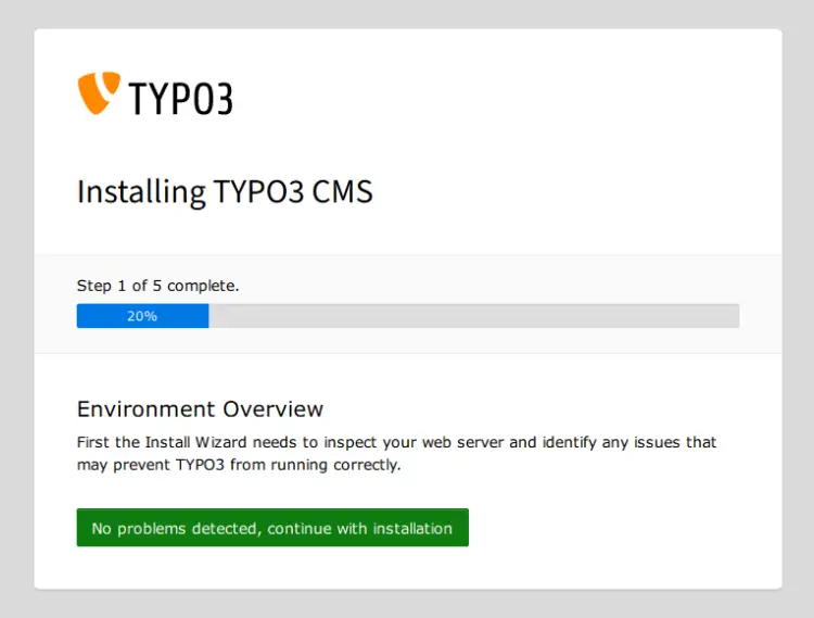 install typo3