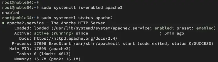 check apache