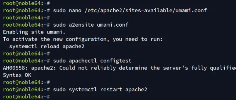 setup apache