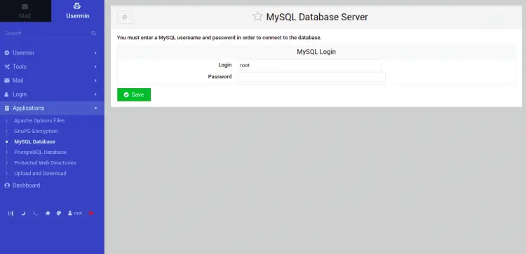 MySQL databases