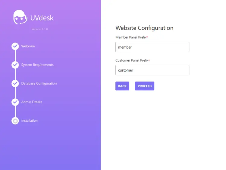 UVDesk Website Configuration