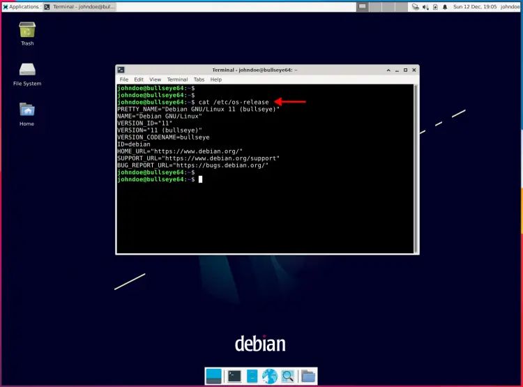 VNC server on Debian 11 with XFCE Desktop