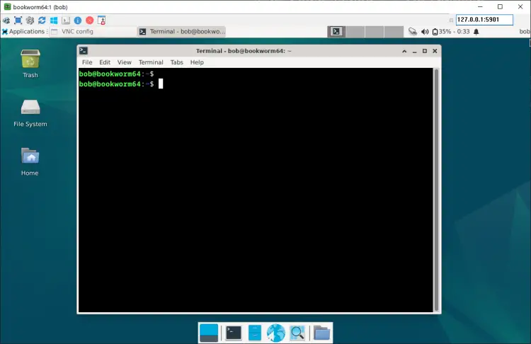 vnc server xfce