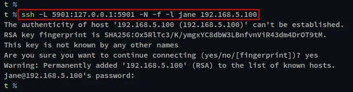 ssh tunneling