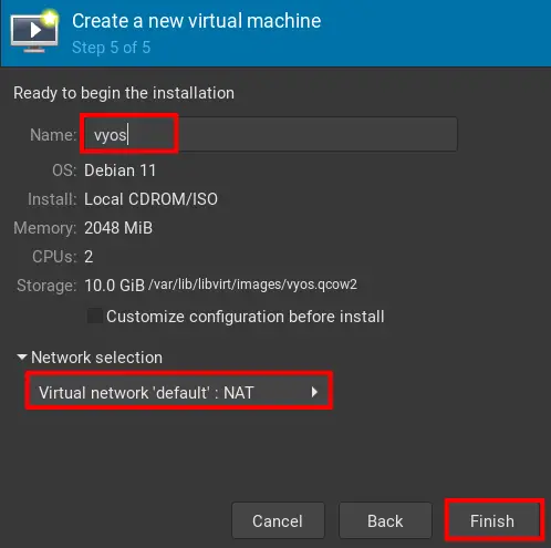 change name and setup networking