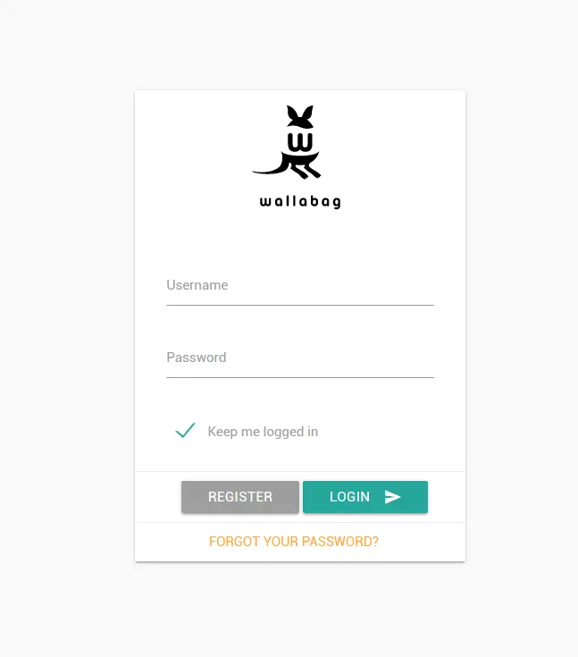 Wallabag Login