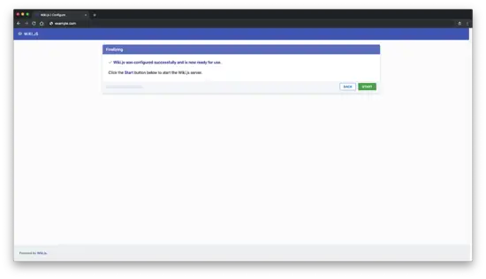 Start Wiki.js