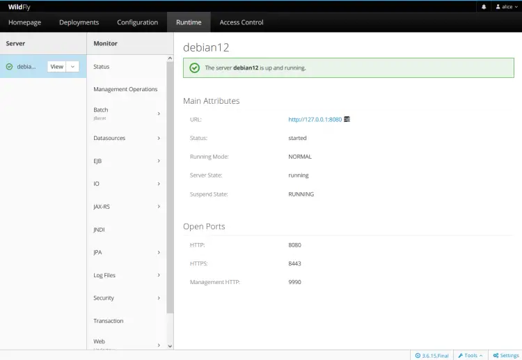 status runtime