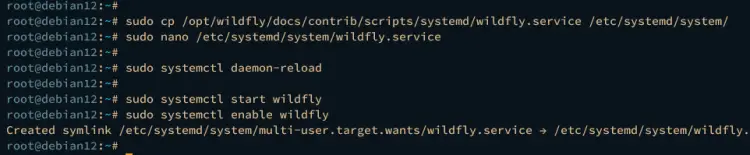 wildfly systemd