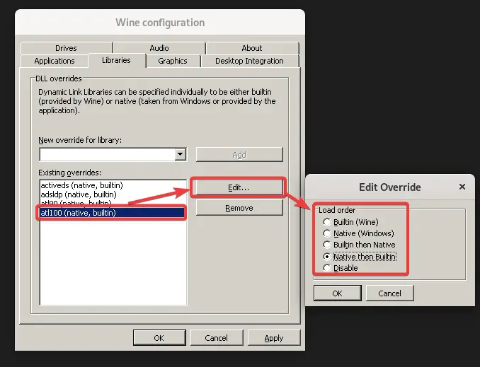 Changing load order