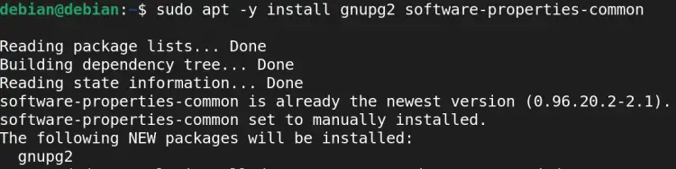 install the required dependencies.