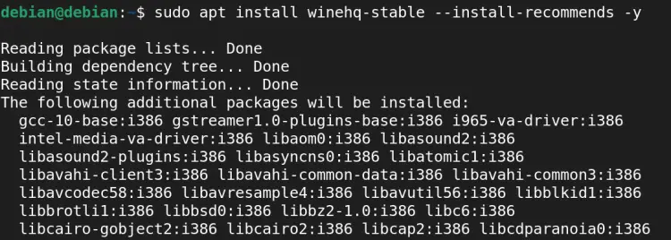 install wine