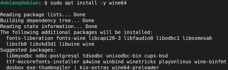Installing Wine 