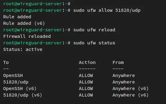 setup ufw firewall