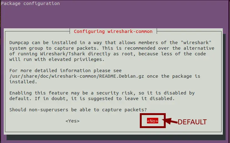 configuring non-super users for using Wireshark