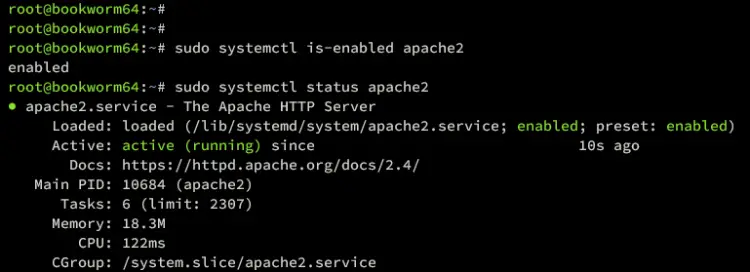 verify apache